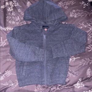 Andy & Evan Heather Gray Hooded Zip Jacket